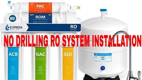 5 Stage Express Water Reverse Osmosis Water Filtration System Easy How To Installation No Drilling