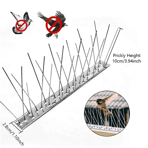 33 50cm Edelstahl Repeller Vogel Und Taube Spikes Abschreckend Anti