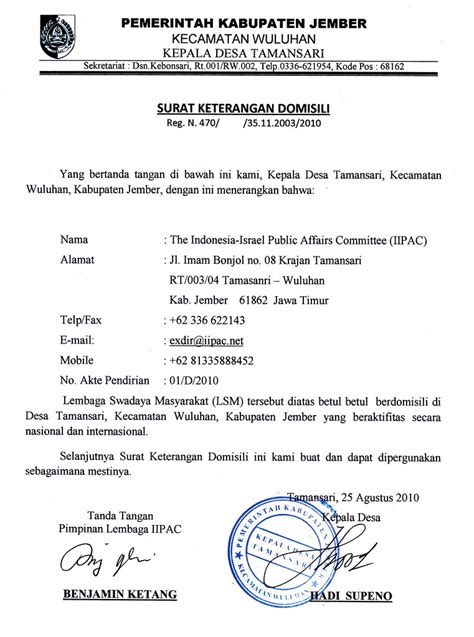 Format Surat Keterangan Sehat Dari Desa Delinewstv