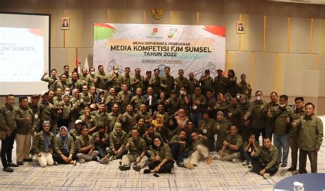 Puluhan Jurnalis Ikuti Media Gathering Dan Media Kompetisi Fjm Sumsel