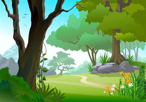 Forest Background Cartoon Png - lablogxtine