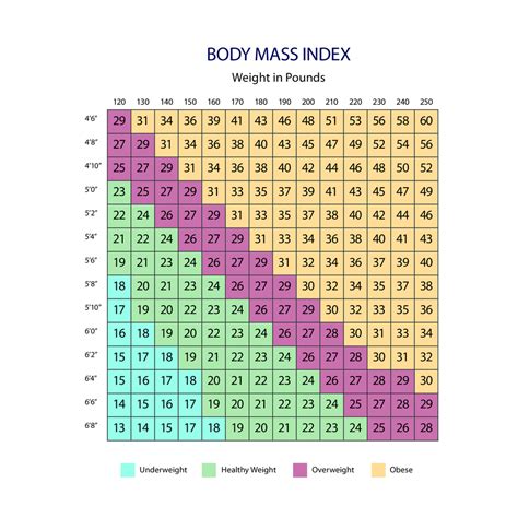 Printable Bmi Chart 10526 Hot Sex Picture