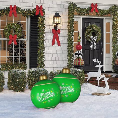 2 Pcs Merry Christmas Balloons Christmas Ballchristmas Inflatable