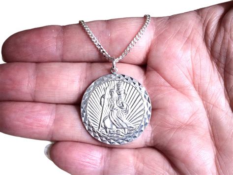 Colgante De Plata De Oro En Hombre Etsy