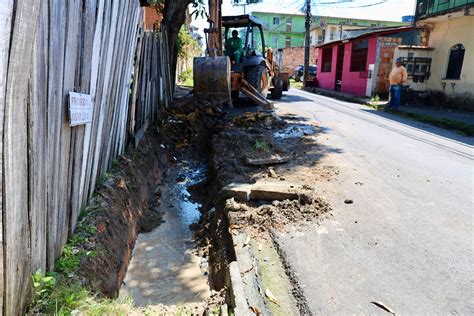 Seminf Recupera Drenagem Profunda Em Rua No Bairro Petrópolis Portal