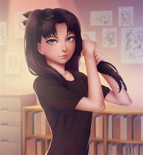 Fondos De Pantalla Modelo Pelo Largo Anime Chicas Anime Cabello