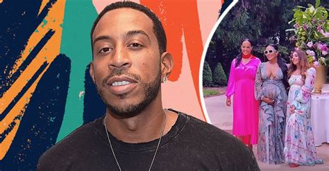 Ludacris' Wife Embraces Her Growing Baby Bump Posing in Green Floral ...