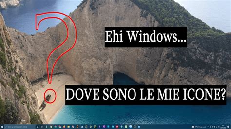 Come Ripristinare Le Icone Del Desktop Scomparse Windows 10 YouTube