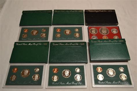 Coins. 6 Us Mint Proof Sets