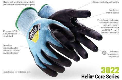 Northrock Safety Hexarmor Helix Core 3022 Gloves Singapore Nitrile