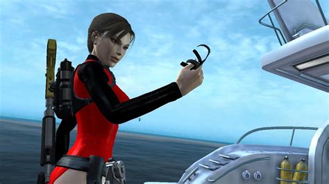 Mediterranean Sea Niflheim Red Wetsuit Outfit Tomb Raider Underworld