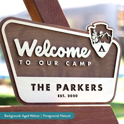 Custom Name National Park Sign Etsy