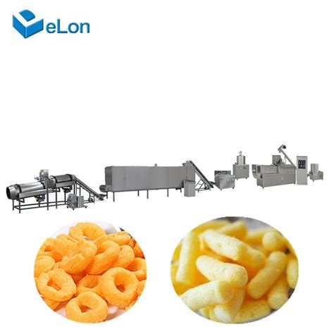 Corn Puffed Food Extruder Puffing Snack Production Line Machine Corn