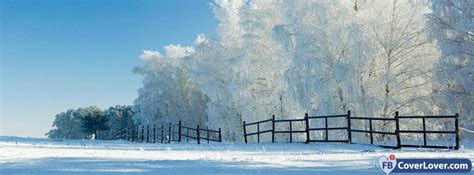 Winter Wonderland nature and landscape Facebook covers photo