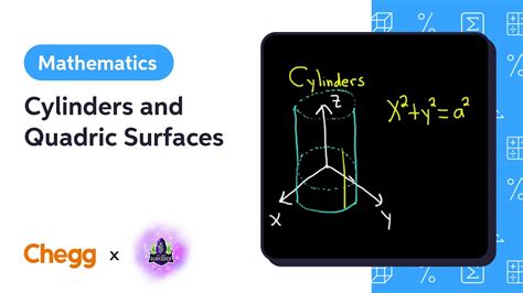 Cylinders And Quadric Surfaces Ft The Math Sorcerer Youtube