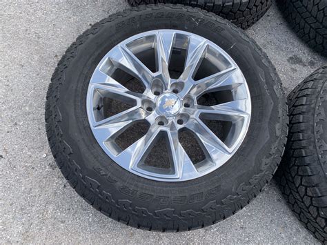 New 20” Chevy Silverado Rims And All Terrain Tires With 100 Tread 6