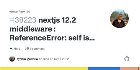 Nextjs Middleware Referenceerror Self Is Not Defined Vercel