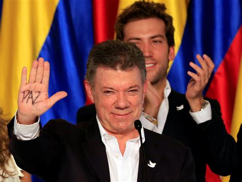 El Presidente De Colombia Juan Manuel Santos Premio Nobel De La Paz