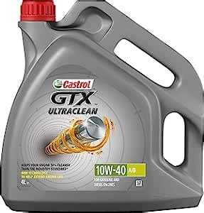 Castrol GTX ULTRACLEAN 10W 40 A B Engine Oil 4L Amazon Co Uk Automotive