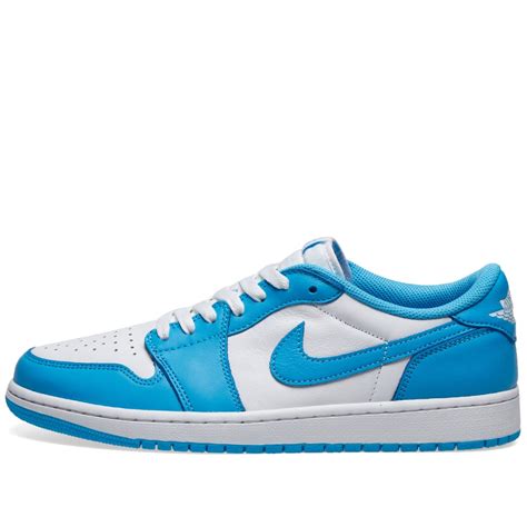 Air Jordan 1 Low Sb Unc Powder Blue And White End Uk