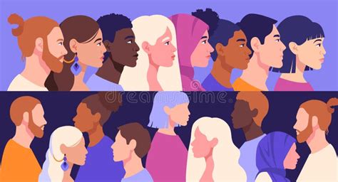 Racial Diversity Stock Illustrations 6257 Racial Diversity Stock