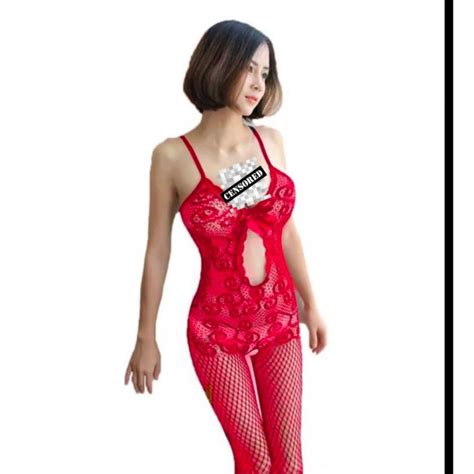 Jual Lingerie Wanita Jaring Body Stocking Sexy Baju Tidur Seksi