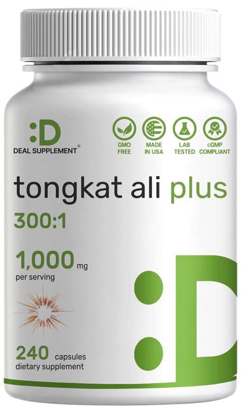 Buy Tongkat Ali Extract 300 1 With Horny Goat Weed 1 100mg 240 S