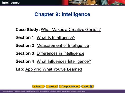 Ppt Chapter 9 Intelligence Case Study What Makes A Creative Genius