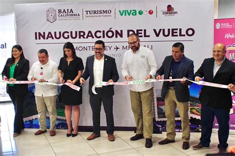 Inauguran El Vuelo Mexicalimonterrey Y Anuncian Nuevas Rutas A Reas