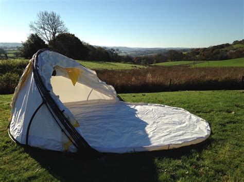 Mollusc Dome Tent Flips Open To Function As A Scenic Sunshade