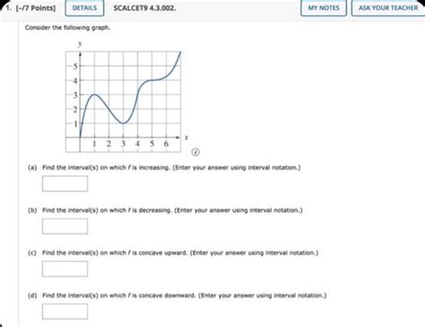 Solved MY NOTES ASK YOUR TEACHER 1 17 Points DETAILS Chegg