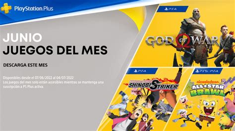 PlayStation Plus Junio De 2022 Juegos Gratuitos De PS5 Y PS4