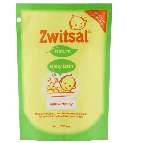 Jual CitraCosmetic Zwitsal Baby Bath Natural Milk Honey Pouch 250