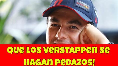 Checo Pérez apoya a Chris Horner e el escandalo de empleada de Red Bull