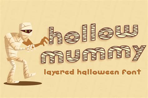 Hollow Mummy Font By Attypestudio · Creative Fabrica