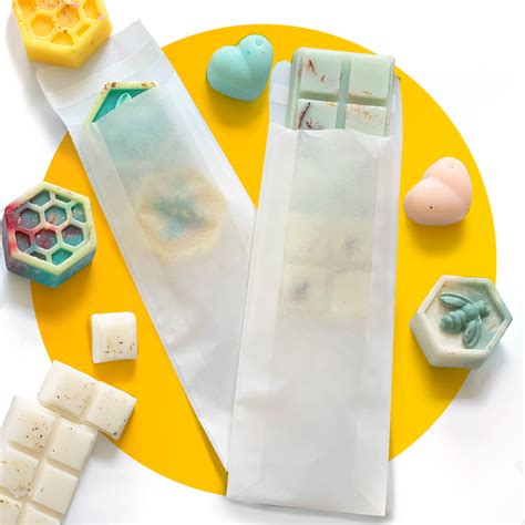 Simplelifeco Uk Glassine Wax Melt Snap Bar Packaging