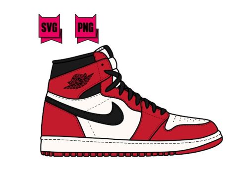 Air Jordan 1 Retro High Og Svg Png Archivo Para Plasma Corte Etsy México