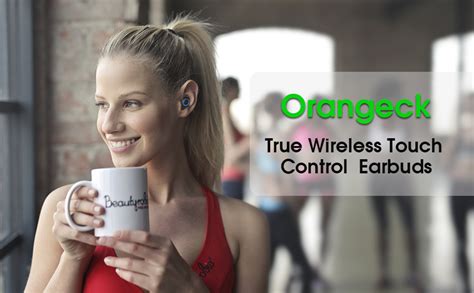 Orangeck Auricolari Bluetooth 5 0 Cuffie Senza Fili IPX7 Impermeabile