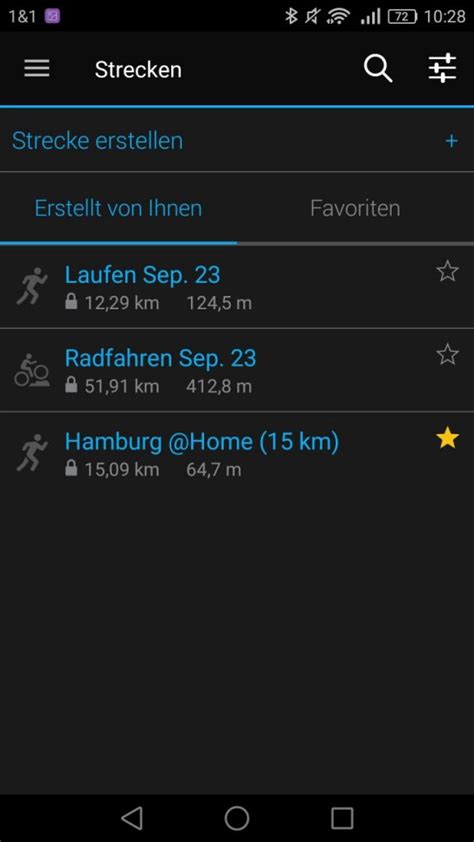 Strecke Erstellen Planen Garmin Connect App Routenfunktion Tracking