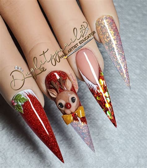 [updated] 50 Festive Christmas Nails August 2020