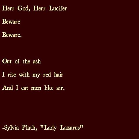 Excerpt From Sylvia Plaths Lady Lazarus For Poetry Month What Are