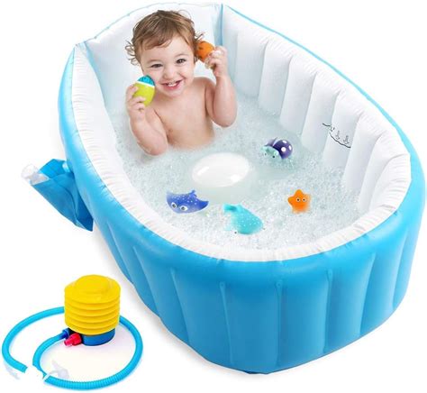 Locisne Baignoire Enfants Gonflable pour Bébés Cuve Piscine pour Été