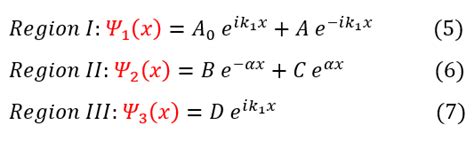 Quantum Tunneling Constant Potential