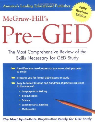 Mcgraw Hills Pre Ged The Most Comprehensive Review Of The Skills