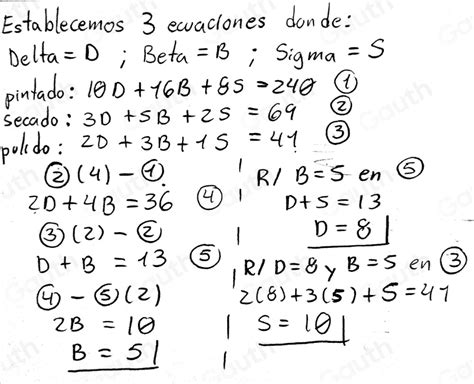 Solved En La Fabricaci N De Un Autom Vil Se Requiere Pintarlo