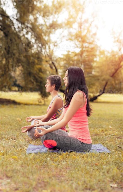 Meditation women view 14145337 Stock Photo at Vecteezy
