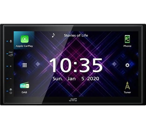 Buy JVC KW M565DBT Smart Bluetooth Car Radio Black Free Delivery