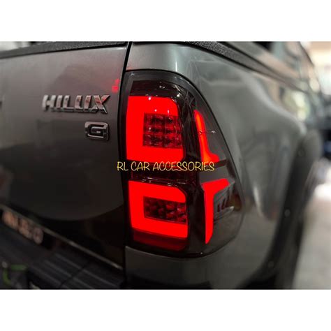 Toyota Hilux Revo Rocco C Style V2 Running Led Tail Lamp Light 2016