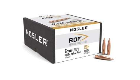 Nosler 243 Cal 6mm 105gr RDF 100ct Arm Or Ally