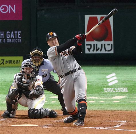 巨人・岡本和真が14号ソロ 交流戦10戦5発で両リーグ最多独走 甲斐の“不敗神話”ストップなるか― スポニチ Sponichi Annex 野球